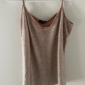 The Limited Rose Gold Shimmery Camisole/blouse size XL